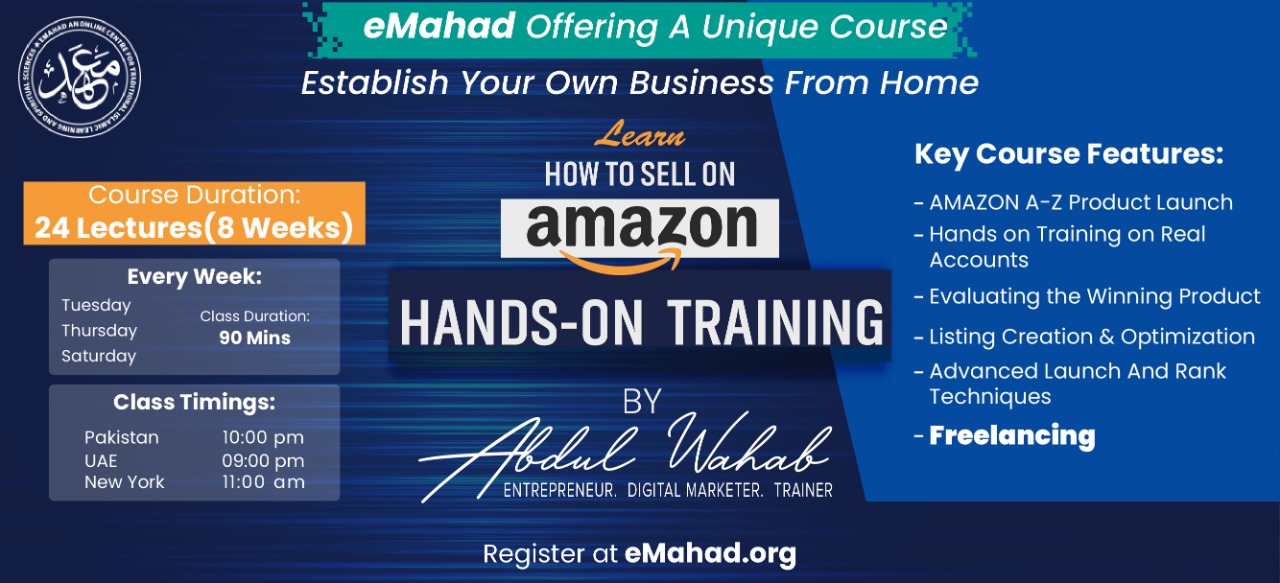 AMAZON FBA HAND ON TRAINING 2021